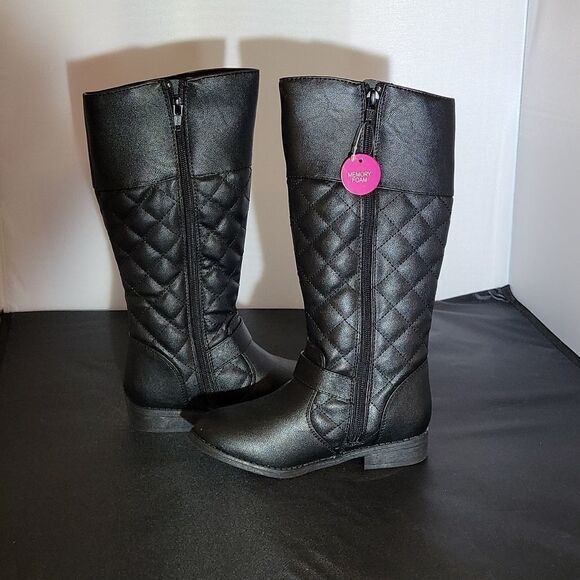 BRAND NEW SO MEMORY FOAM COMFORT AND SUPPORT AURORAA BLACK KID BOOT - Picture 5 of 13